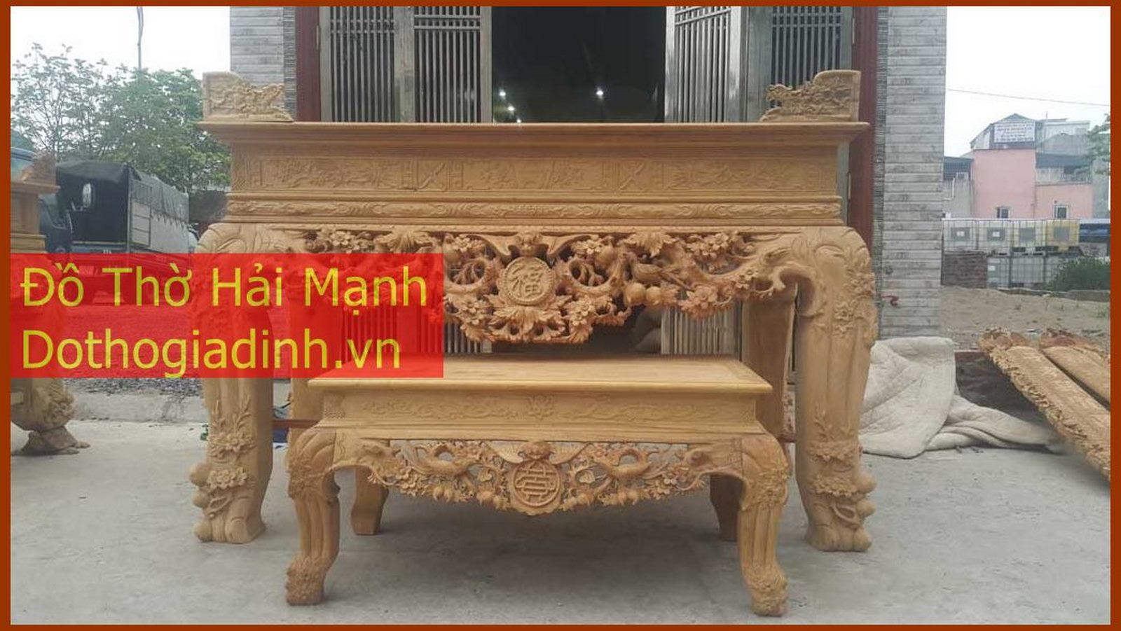 sập thờ , bàn thờ gỗ gụ