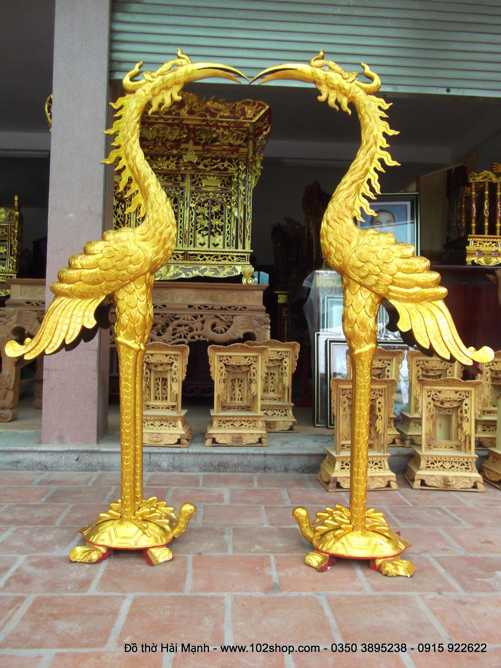 ​Đôi hạc trên lưng rùa và ý nghĩa tâm linh