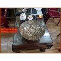 Mâm bồng bằng đồng khảm 30