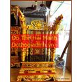 Ngai ỷ gỗ dổi con tiện mình rồng