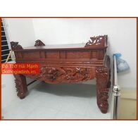 Sập thờ, bàn thờ chân quỳ gỗ dổi DT18HM01