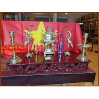 Bộ đỉnh đồng Vĩnh Tiến Số 3 vuông - Ngũ sự