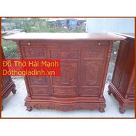 Tủ thờ gỗ gụ kích thước 155