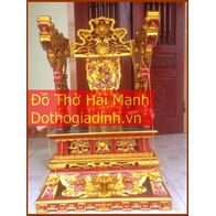 Ngai ỷ gỗ  vàng tâm mẫu ngai vách