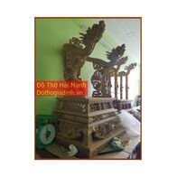 Ngai ỷ gỗ mít mẫu vách tay trơn
