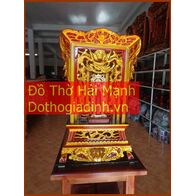 Khám thờ gia tiên mẫu Khám tiểu gỗ mít