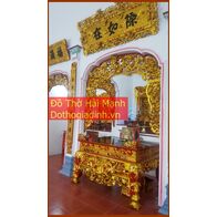 Cửa võng gỗ đẹp sơn son thếp vàng 7