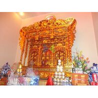 Khám thờ gia tiên mẫu Khám gian gỗ dổi (khám 150)