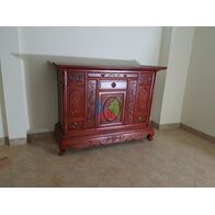 Tủ thờ dài 176 gỗ tràm lõi