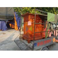 Mẫu tủ thờ đẹp dài 155 gỗ tràm lõi