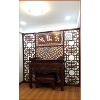 Vách ngăn phòng thờ CNC gỗ công nghiệp 1