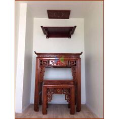 Bàn thờ hiện đại đẹp kèm bàn cơm 107