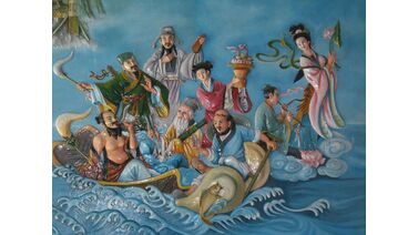 BÁT TIÊN - BIỂU TƯỢNG CỦA SỰ TRƯỜNG THỌ VÀ MAY MẮN