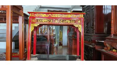 Mẫu Ban Thờ Dâng Tế Tinh Xảo Cho Phòng Thờ Bề Thế