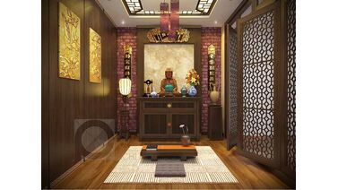 Tầm quan trọng của vách ngăn trong không gian thờ tự