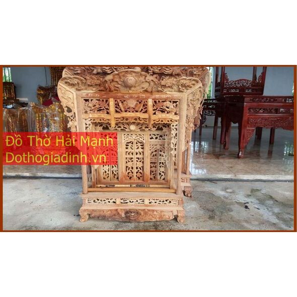Khám gian thờ gỗ dổi (khám 90)