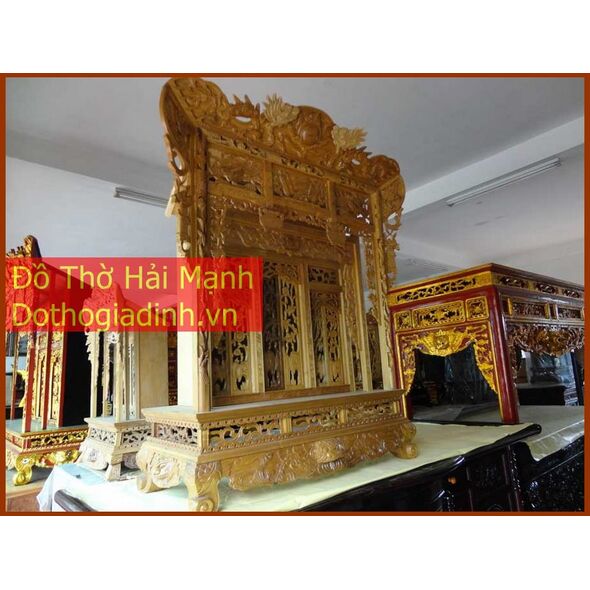 Khám gian thờ gỗ vàng tâm (khám 90)