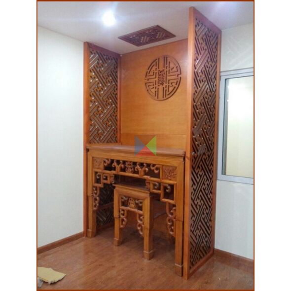 Bàn thờ hiện đại đẹp kèm bàn cơm 107