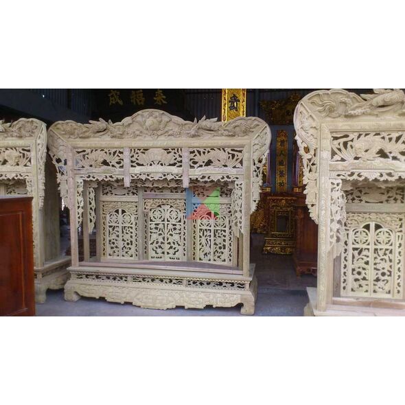 Khám gian gỗ vàng tâm (khám 150)
