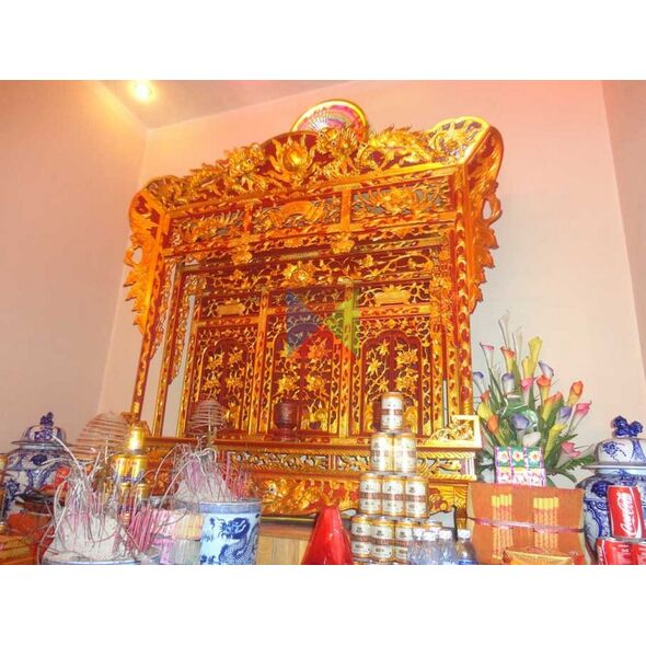 Khám gian gỗ vàng tâm (khám 90)